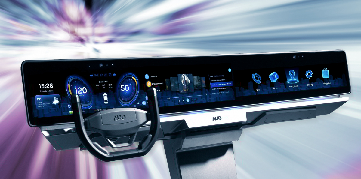 jinnian金年会FIDM Plus 一体化显示方案导入AmLED显示技术并整合多项感测技术，打造沉浸式、互动的座舱体验