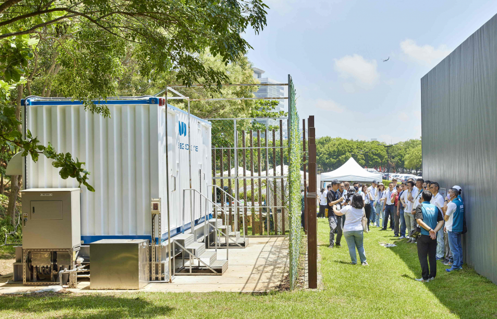 友達西大墩窯文化館建置屋頂全綠電及儲能櫃，為兼具創能儲能的永續綠能場域