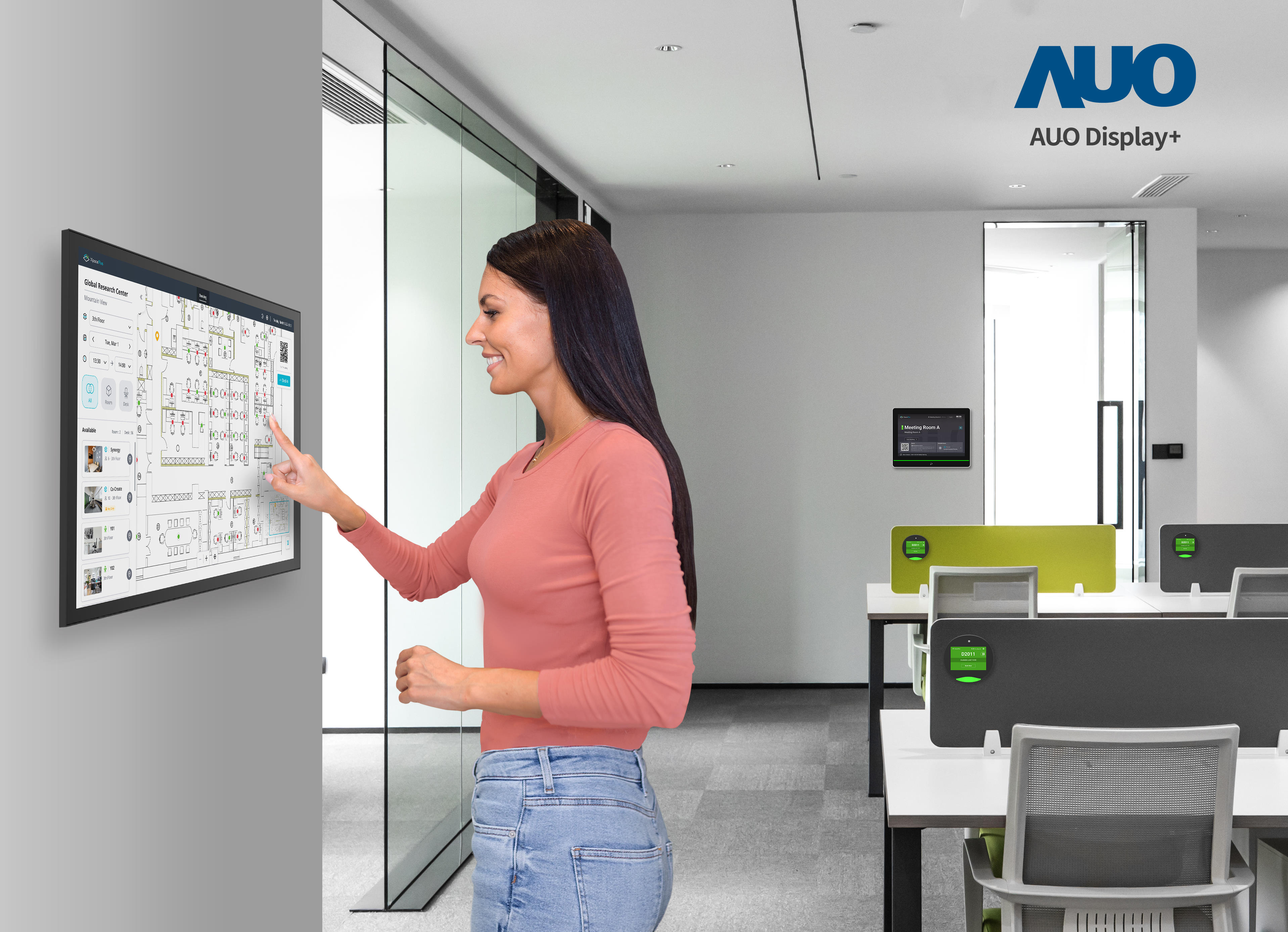 达擎会议空间管理解决方案可应用于空间预约和管理流程，将办公空间的查询、预约和保留等流程自动化，为用户提供更灵活、弹性的工作模式