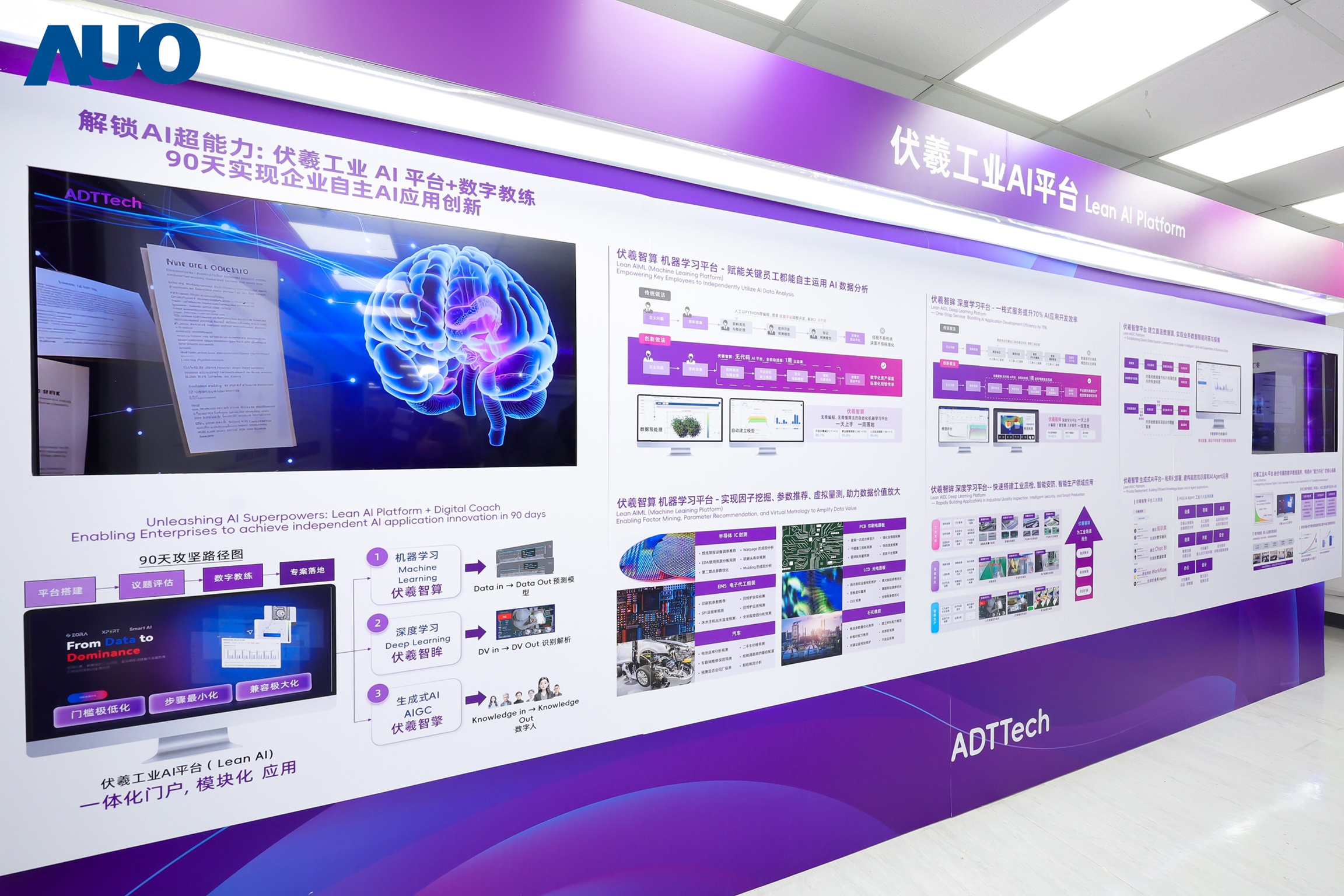 jinnian金年会历年来丰硕的智造经验与成果，进一步由子公司达智汇向外部输出，转化为可落地、可持续进化的数字解决方案，依托自主研发的数字平台与AI模型，至今已服务超过千家企业