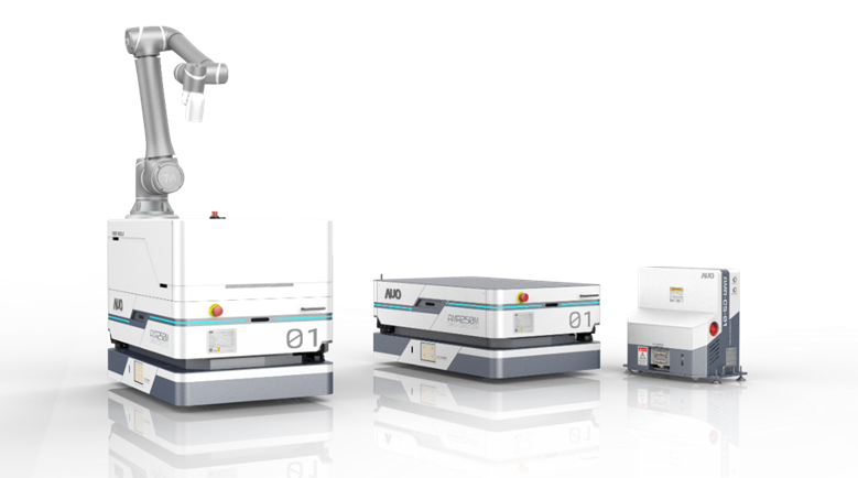 友達數位開發的自主式移動機器人（AMR250M），搭配全向輪並結合AI演算法、2D LiDAR、3D攝影機等技術，協助客戶實現產線全自動化